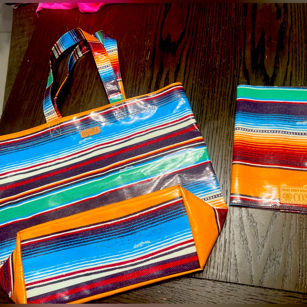 Consuela Bag and composition book cover.Great Shape